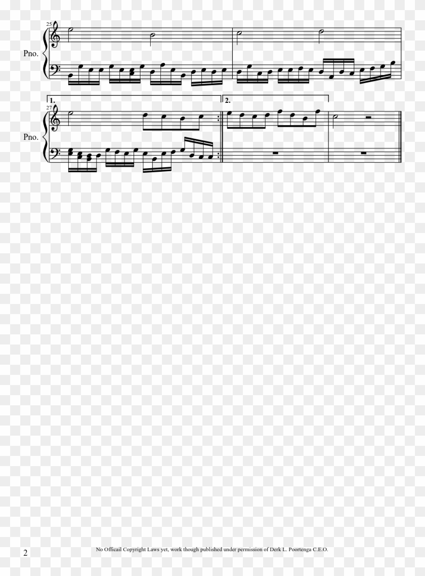 Aurora Borealis Sheet Music Composed By Derk Poortenga - Katharsis Tk Piano Sheet Clipart #1076718