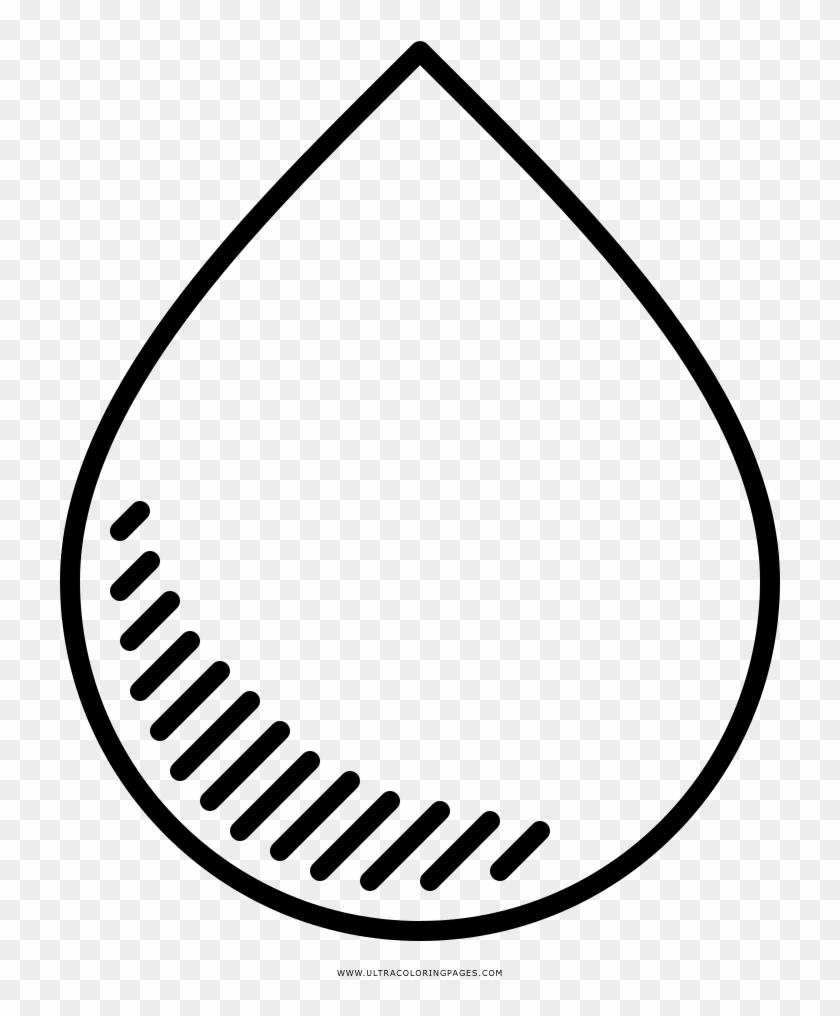 Gota De Agua Png - Drawing Clipart