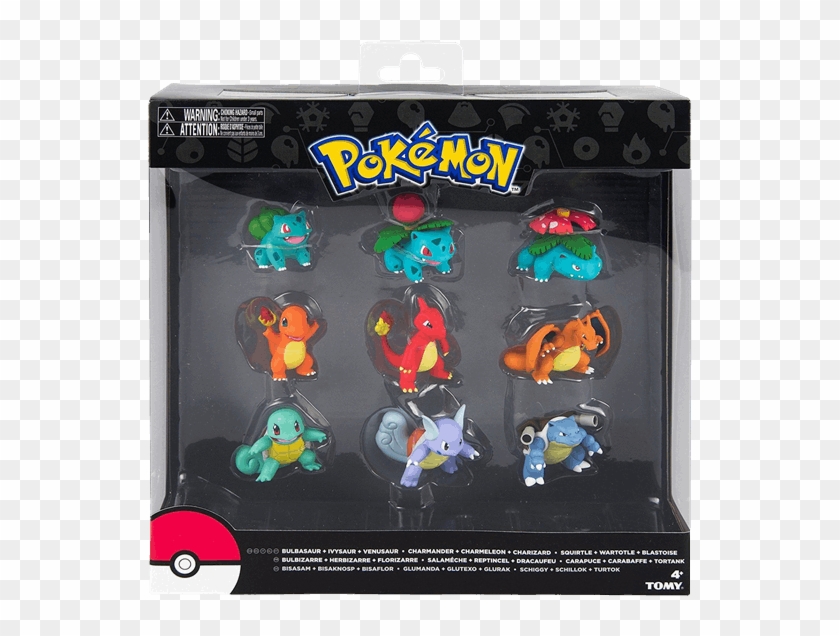 Legacy Starter Evolution 9-pack Figure - Pokemon Legacy 9 Figure Evolution Clipart #1077388