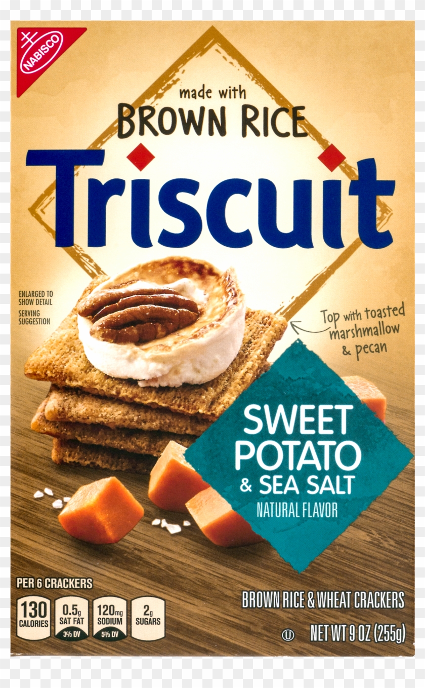 Mondelez Triscuit Brown Rice Sweet Potato & Sea Salt - Triscuit Reduced Fat Clipart #1078537