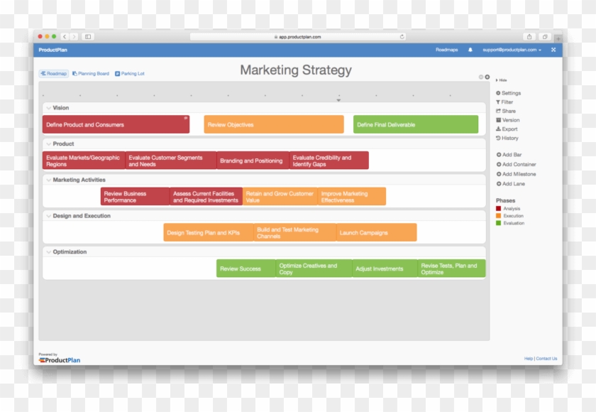 Png Black And White Library Product Launch Plan Marketing - Website Roadmap Template Clipart