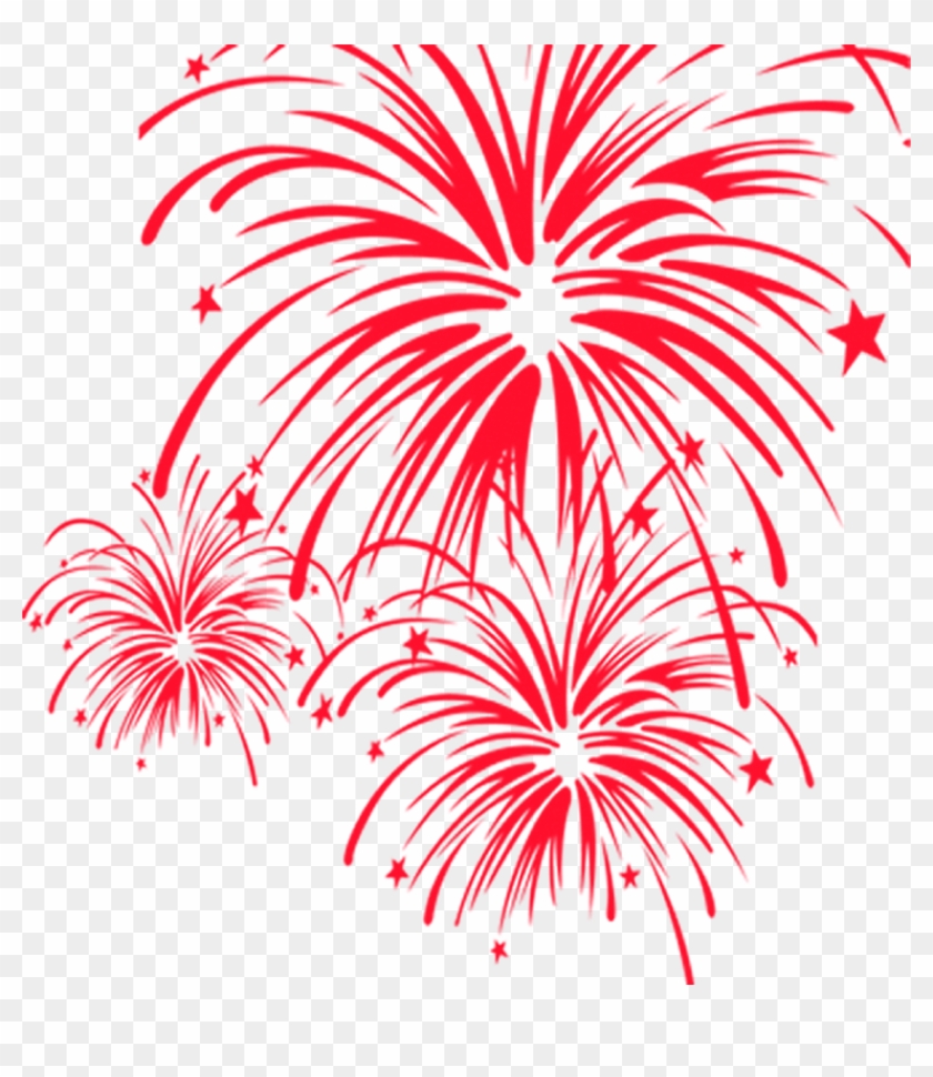 840 X 890 6 - Red Fireworks Png Clipart #1079093
