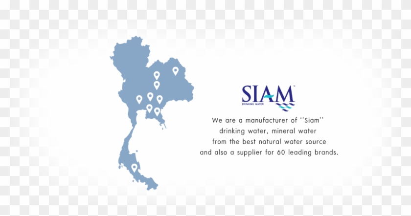 Ttc Siam Co - Thailand Map Vector Clipart