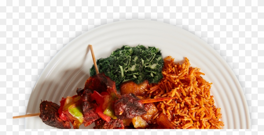 Plate Of Food Png - Plate Of Nigerian Food Png Clipart