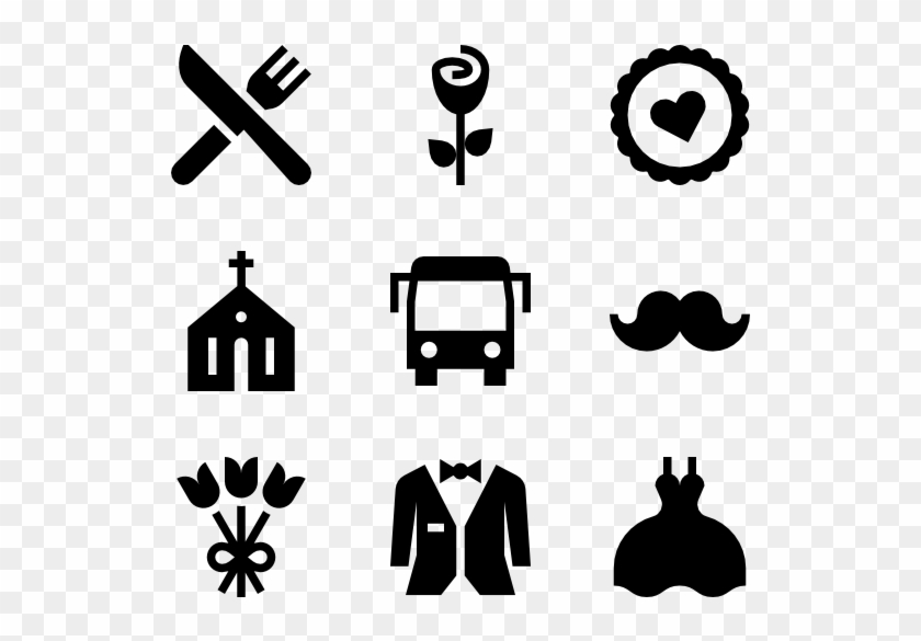 600 X 564 2 - Black And White Flower Background Clipart