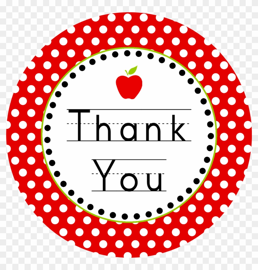 Thank You School - Teacher Appreciation Week Thank You Tags Clipart #1079829