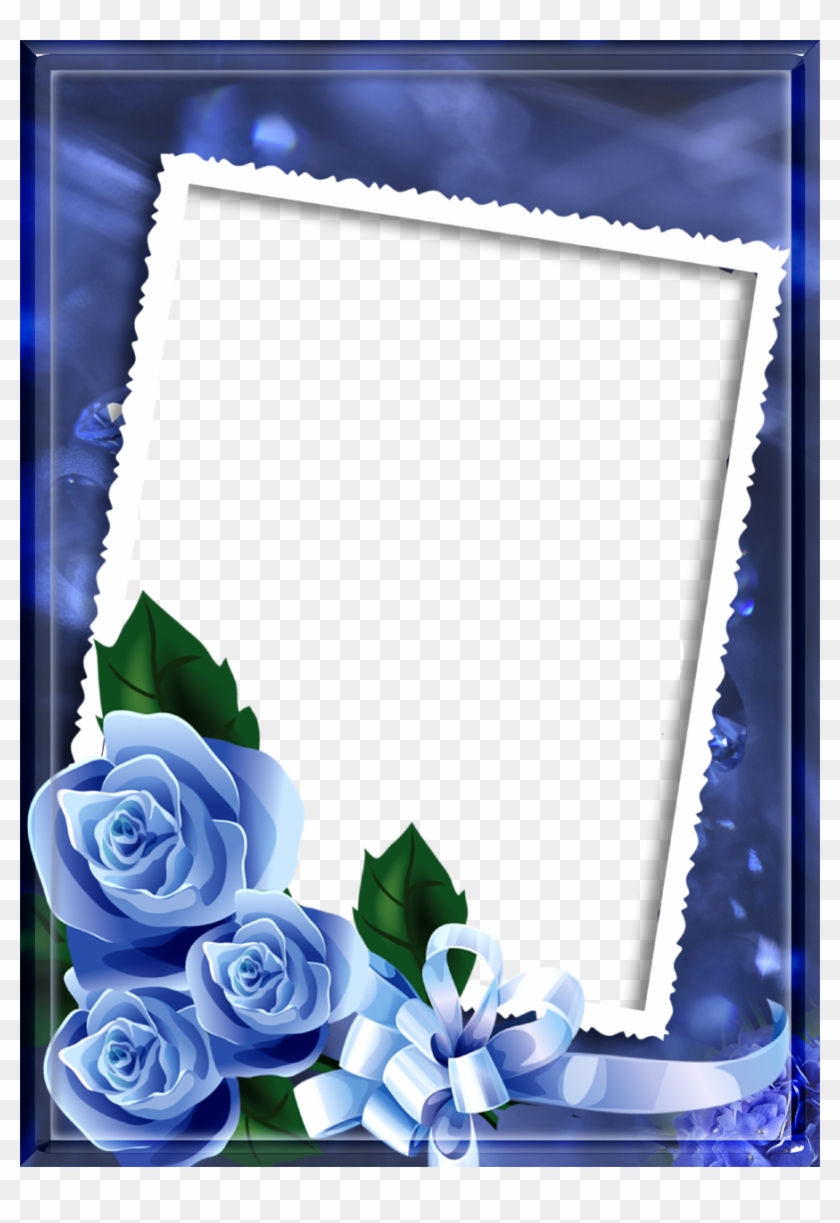 Blue Love Photo Frame Png - Blue Love Frame Png Clipart #1080118