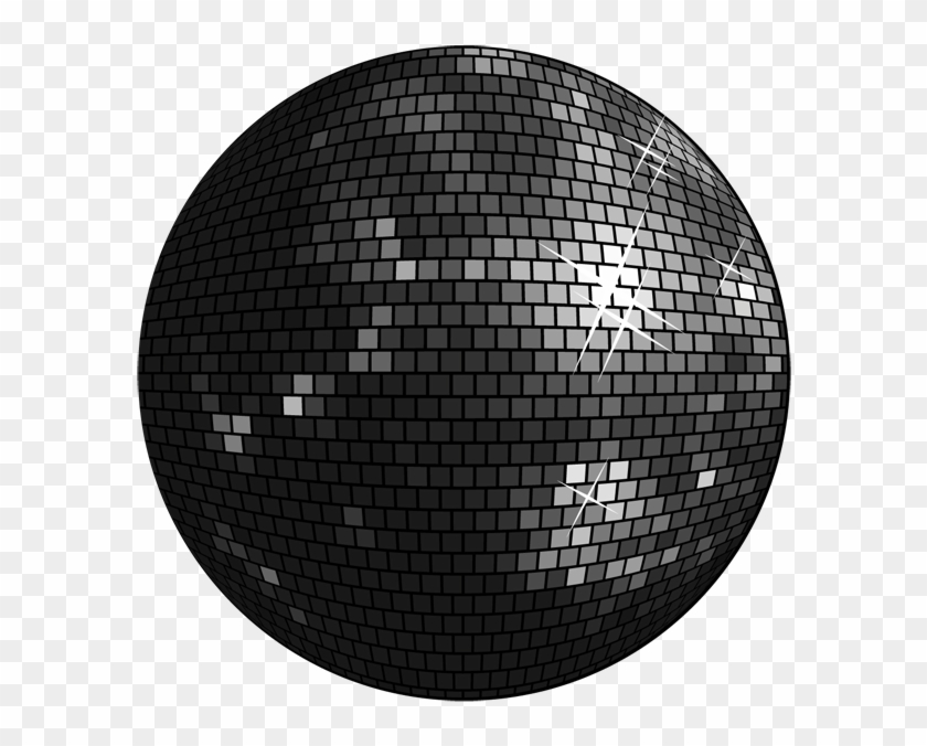 High Resolution Disco - Black Disco Ball Png Clipart #1080332