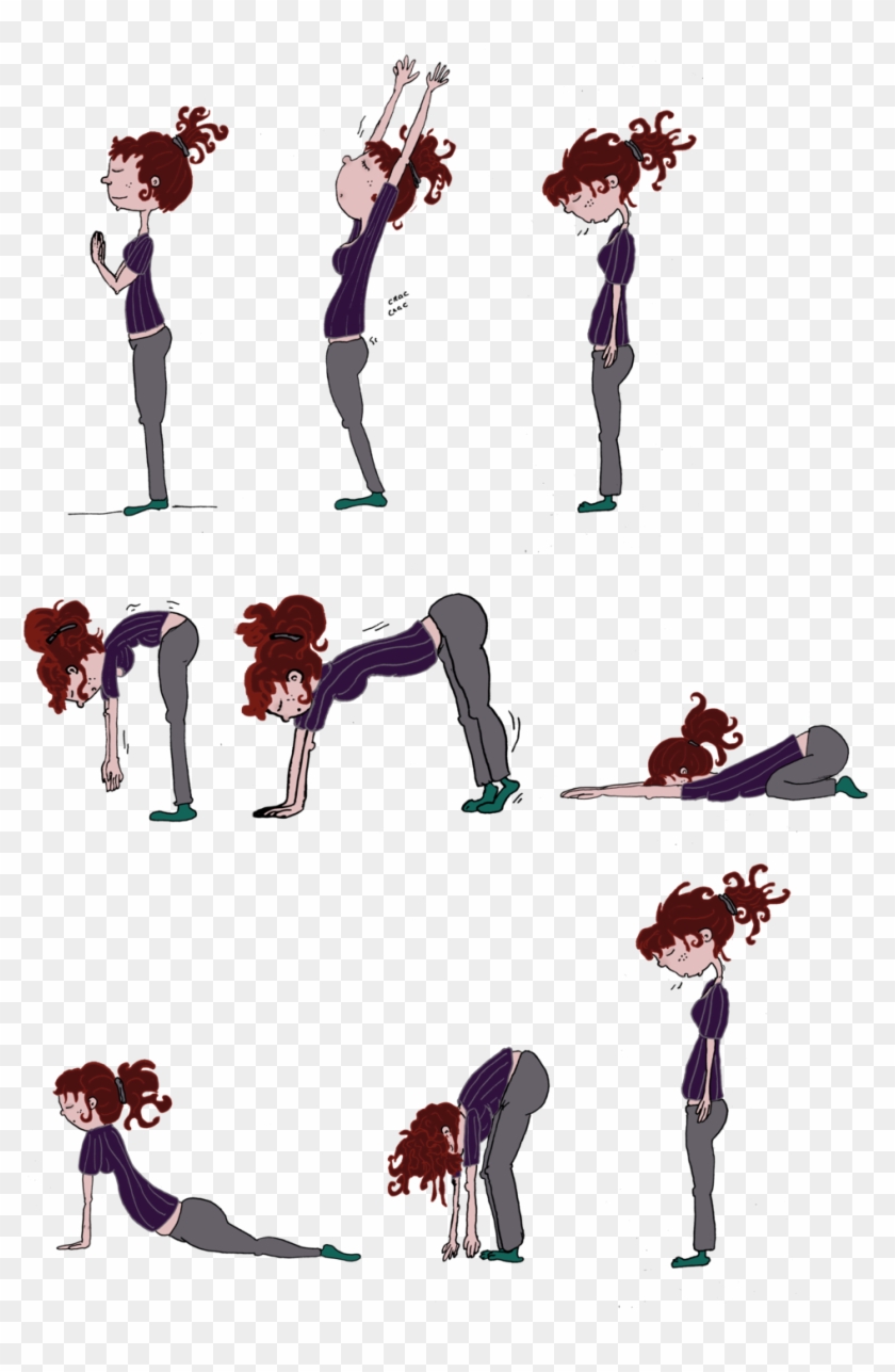 Salutation Au Soleil - Illustration Clipart