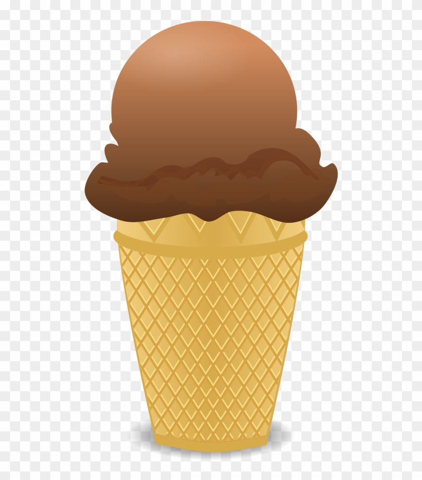 Ice Cream Clipart Png - Chocolate Ice Cream Clip Art Transparent Png #1080627