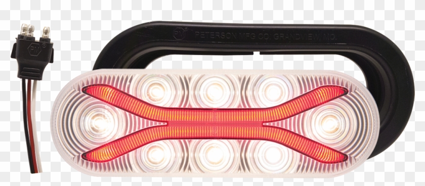 Bul602kcrbp Oval Sealed Led Clear Back Up Light With - Usb Cable Clipart