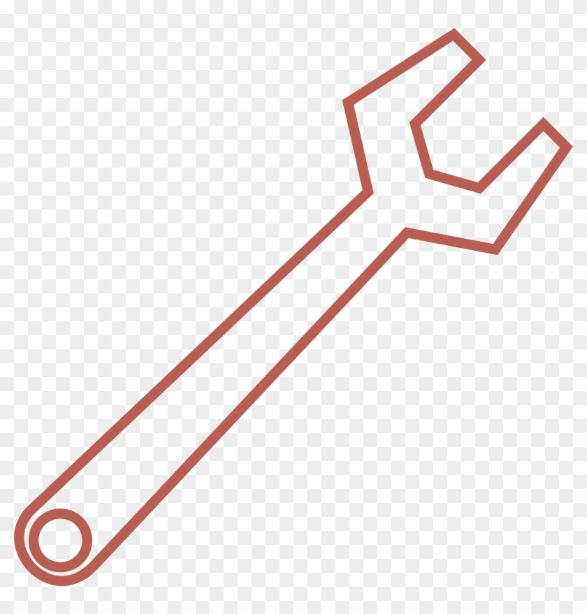 This Free Icons Png Design Of Schematic Spanner Clipart #1080897