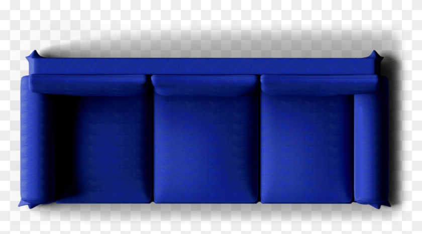 Image Result For Pillow Top View - Couch Clipart Top View - Png Download