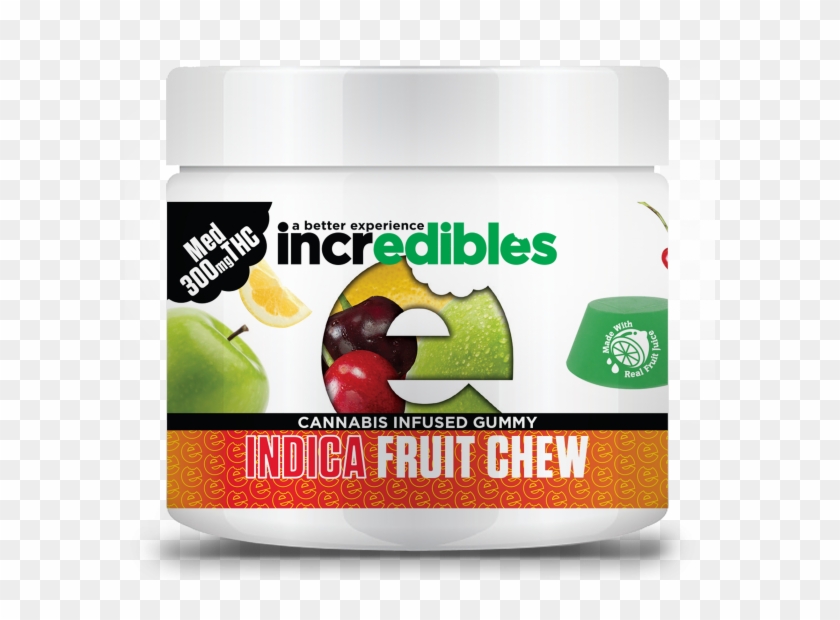 Incredibles Indica Fruit Chews - Gummy Candy Clipart #1081520