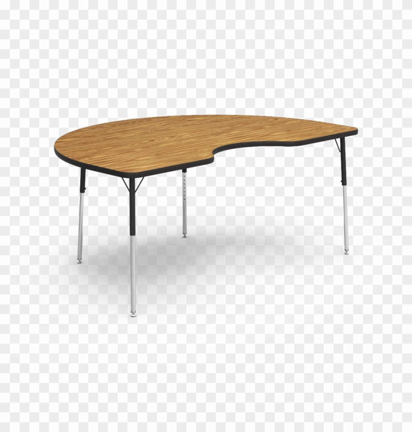 4000 Series Table 48" X 72" Kidney - Triangle Wood Coffee Table Clipart