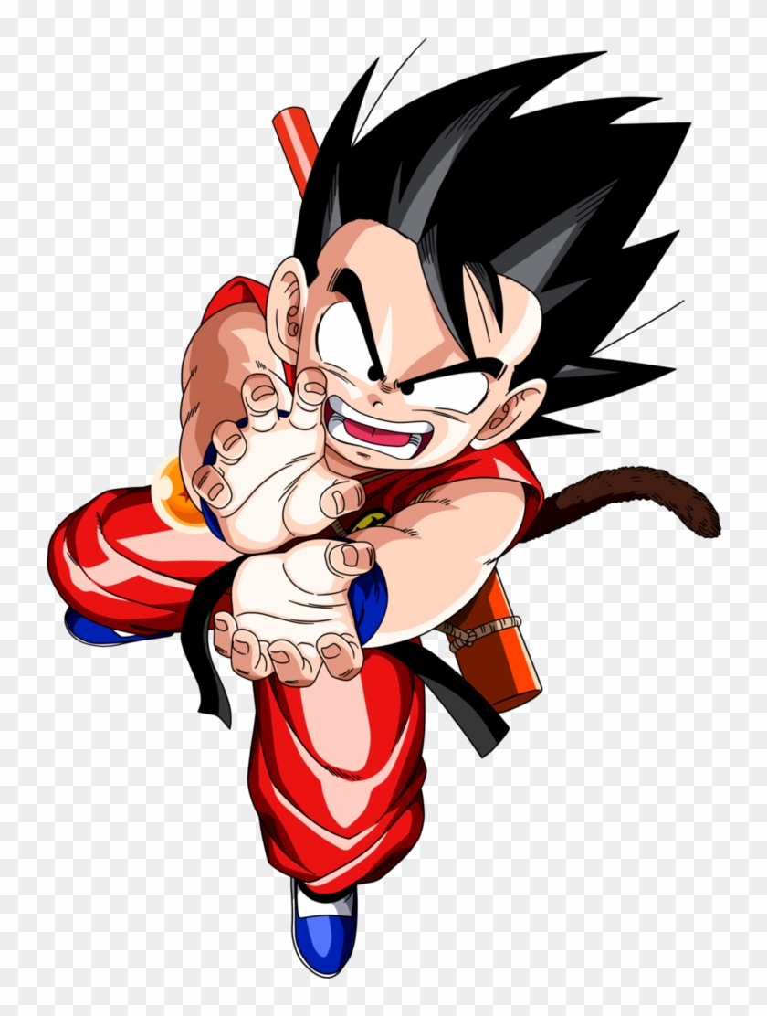 Kid Goku Super Kamehameha By Bardock10 - Dragon Ball Kid Goku Kamehameha Clipart #1081947