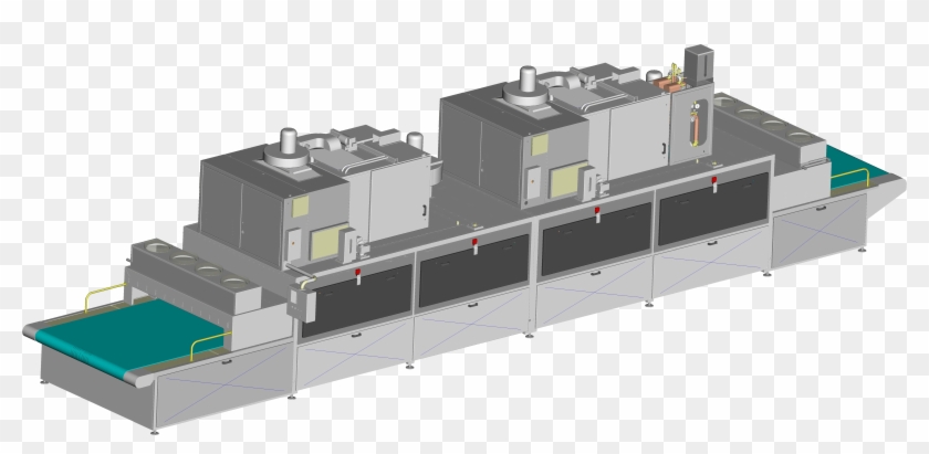 Example Of A Complete Rf Line For Latex Manufacture - Brutalist Architecture Clipart #1082165