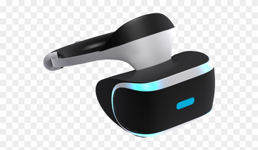 Playstation Vr Render 3d Model Side45 - Transparent Playstation Vr Headset Clipart