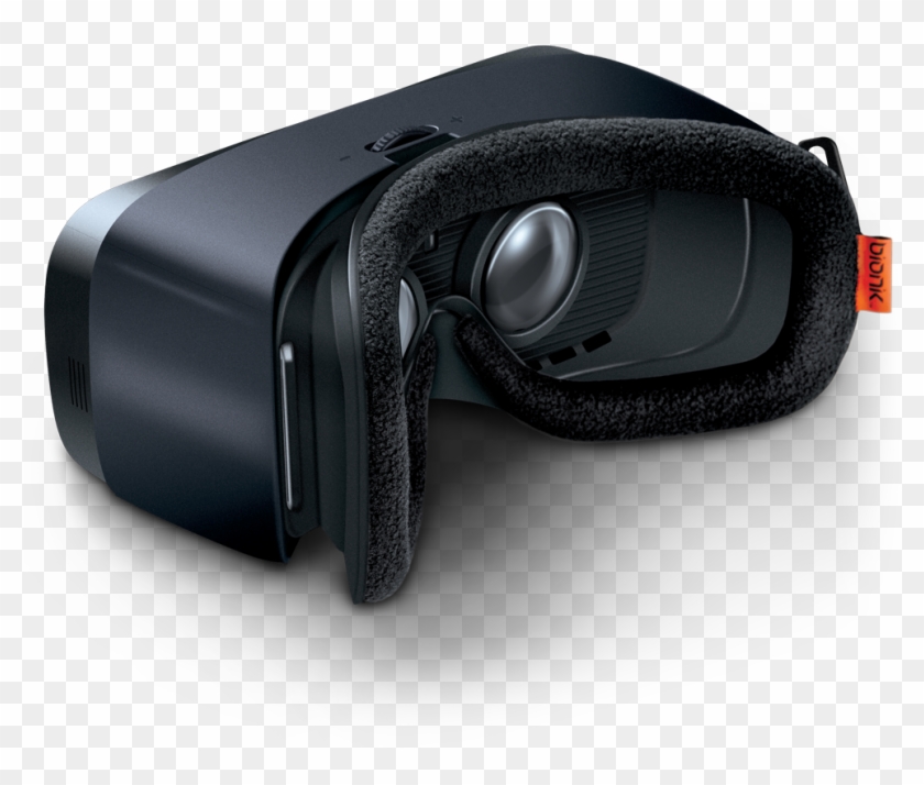 Bionik Face Pad Vr For Samsung Gear Vr On Headset Angle - Mobile Phone Clipart #1082450