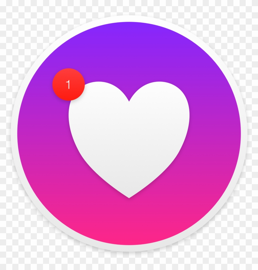 Kissnotification - Heart Clipart #1083162