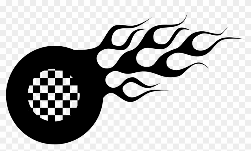 Fire Clipart Tire - Racing Clipart - Png Download #1083607