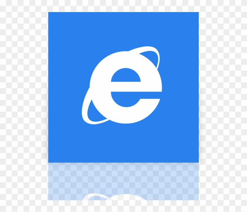 Internet,explorer,mirror Icon - Internet Explorer Icon Square Clipart #1083831