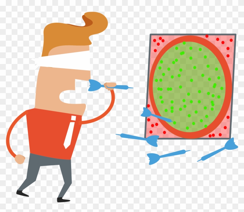 This Free Icons Png Design Of Blind Darts Player Clipart