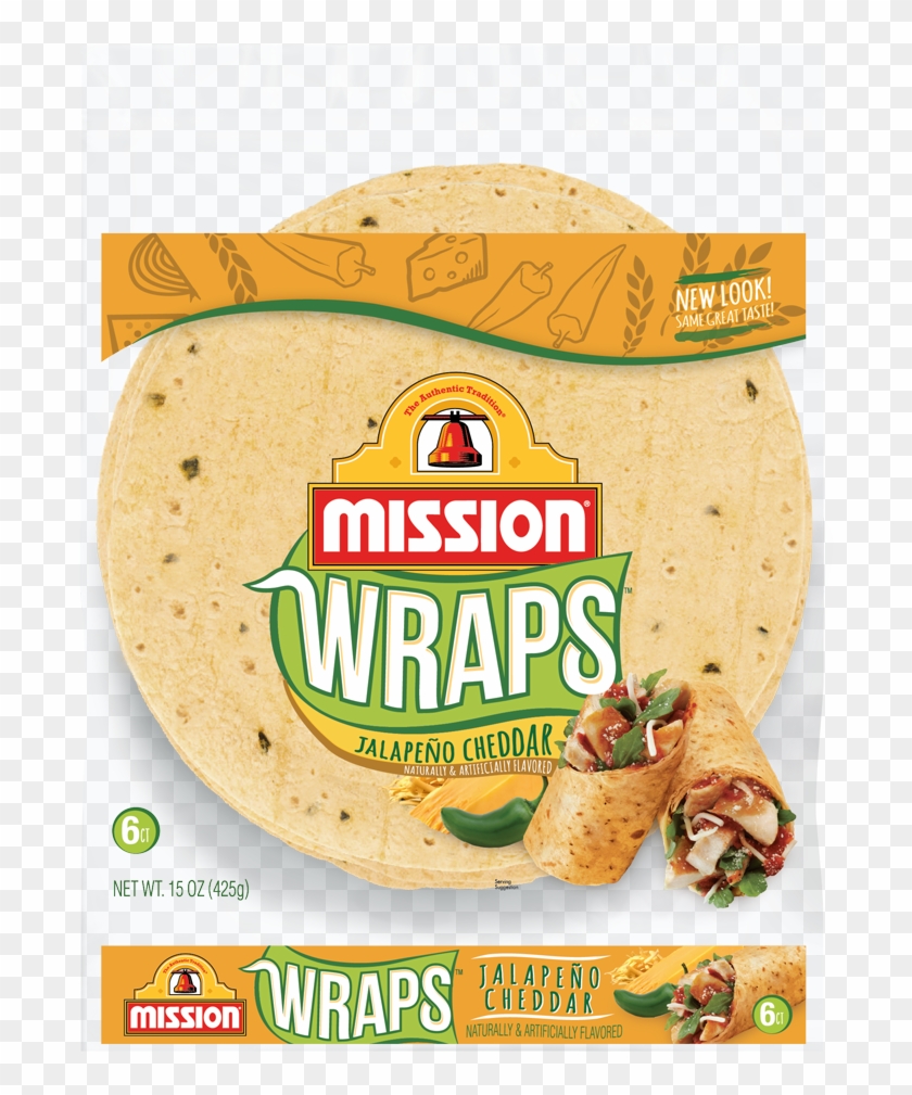 Jalapeño Cheddar Wraps - Mission Wraps Jalapeno Cheddar Clipart