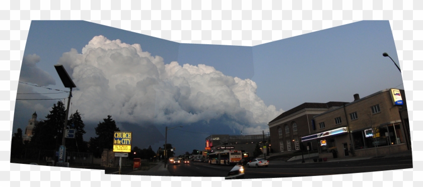 I Didn't Have My Camera On Me When This Huge Cloud - Commercial Building Clipart