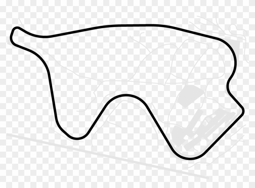 Canadian Tire Motorsport Park - Line Art Clipart