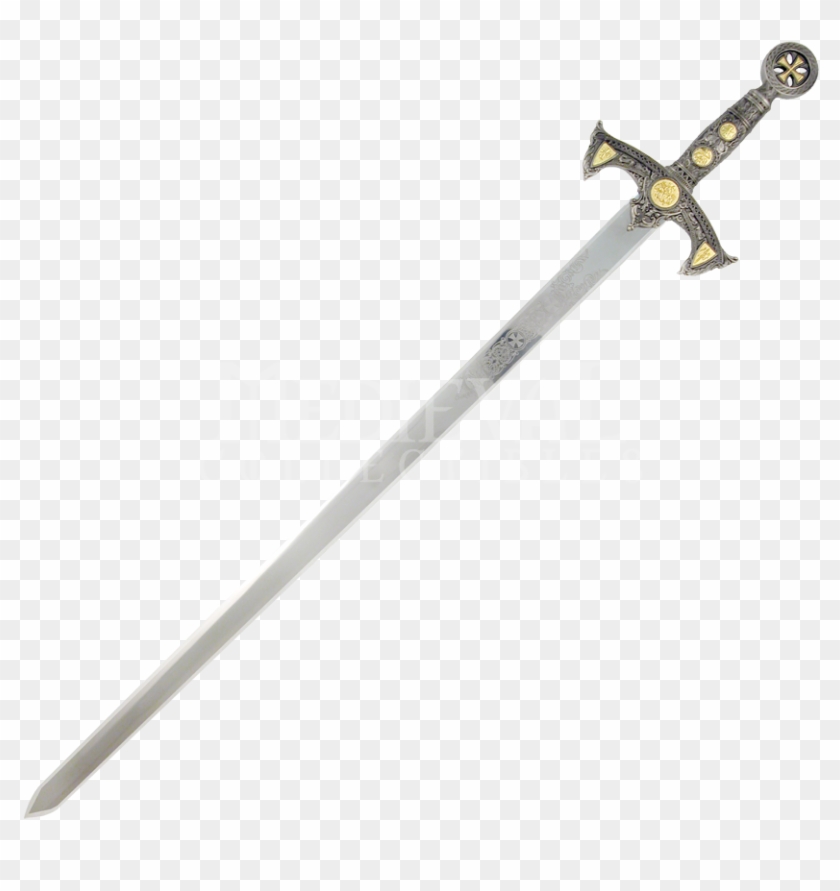 Knight Png Mart Ⓒ - Knights Templar Sword Clipart