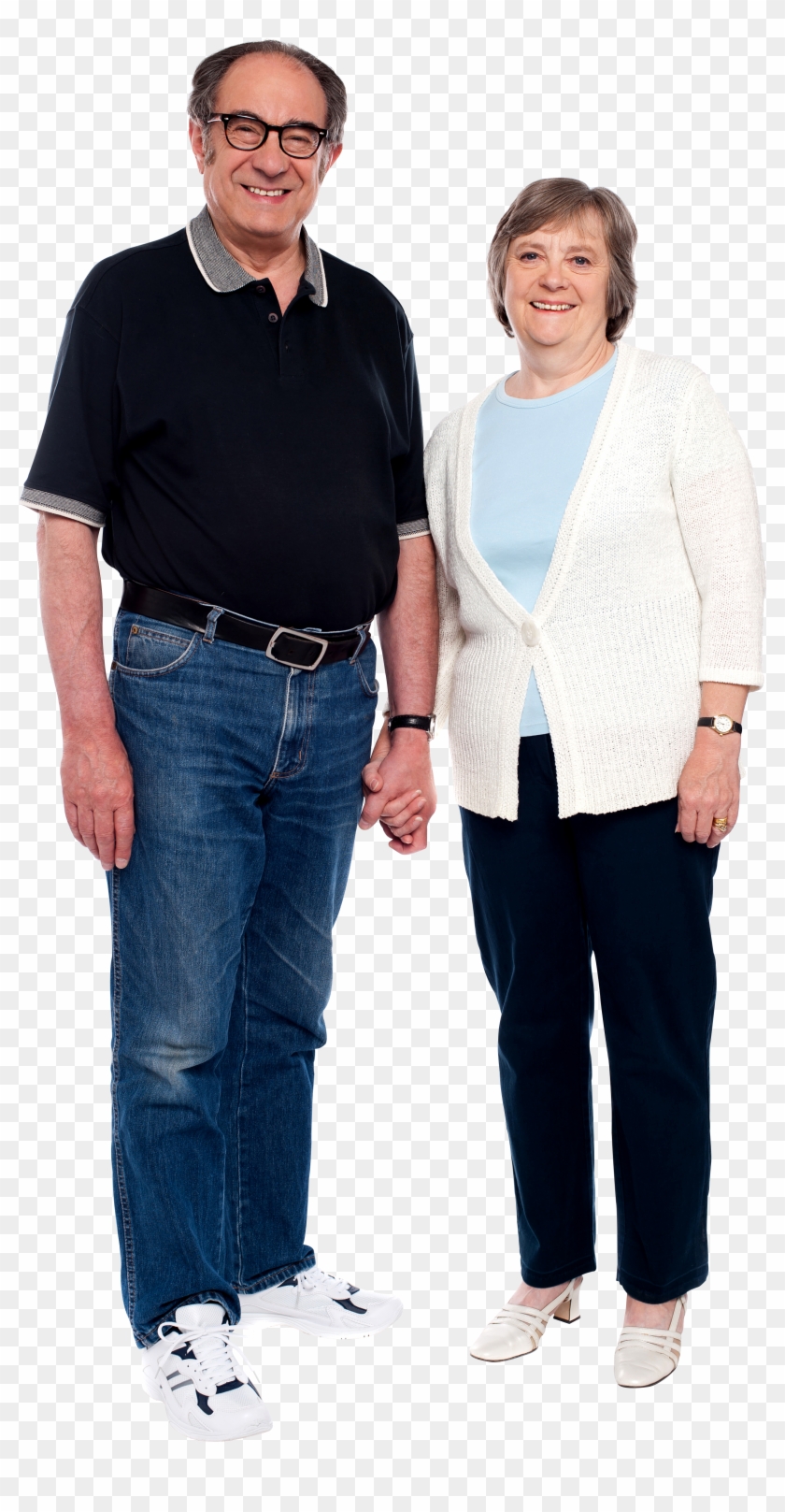 Old Couple Standing Png Clipart #1085153