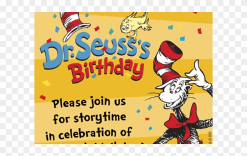 Seuss's Birthday Storytime At Books Inc - Dr Seuss Clipart