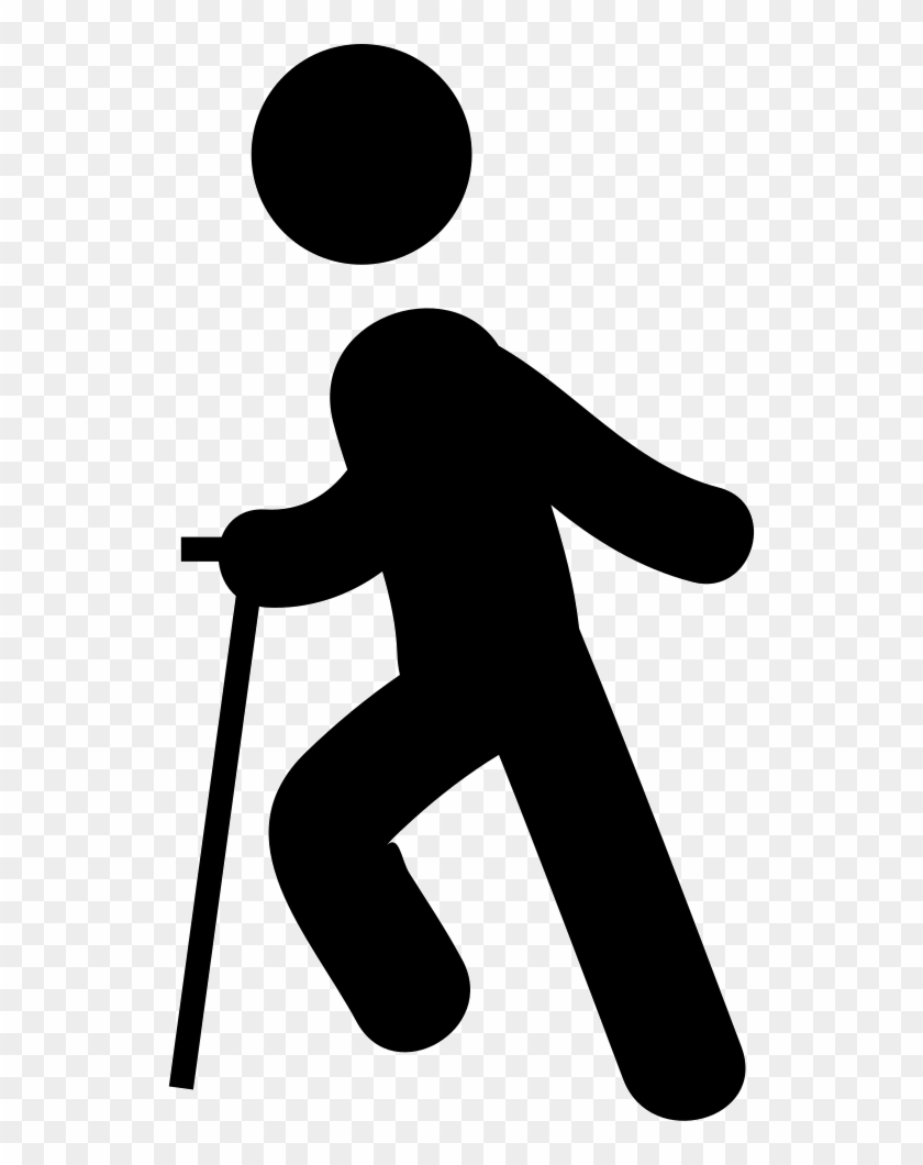 Old Man With A Cane Comments - Illustration Clipart #1085414