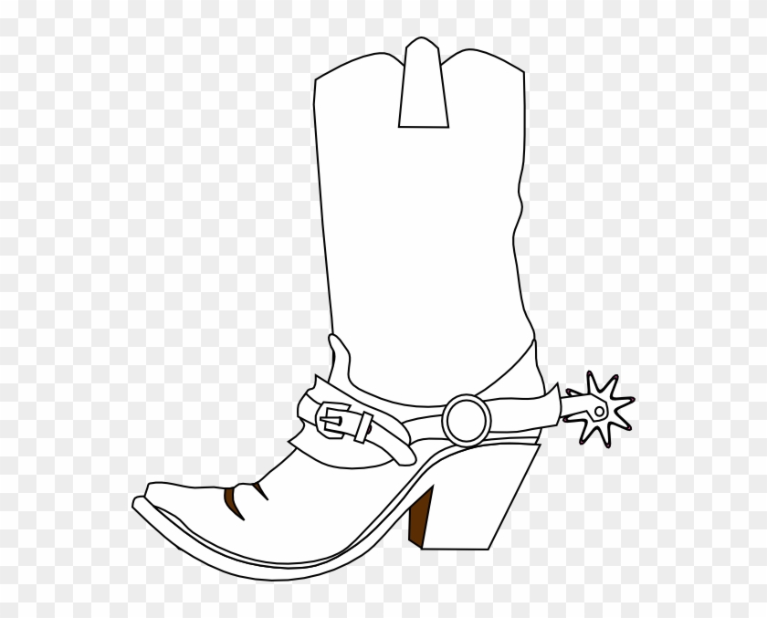 How To Set Use Cowboy Boot Svg Vector Clipart #1085448