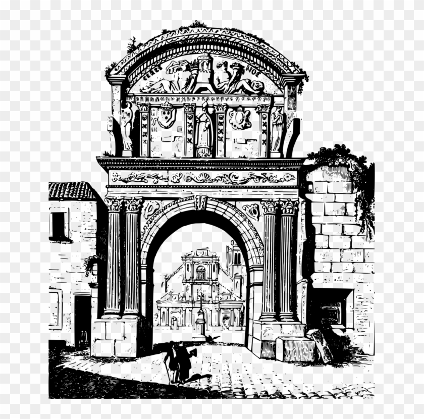 Auxerre Monument Facade Golden Gate Bridge Ancient - Portable Network Graphics Clipart #1085449