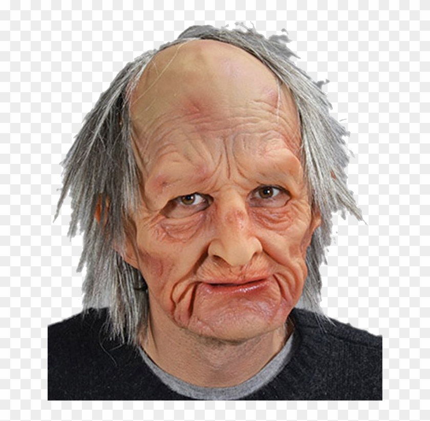 Ugly Old Man Mask Clipart #1085456