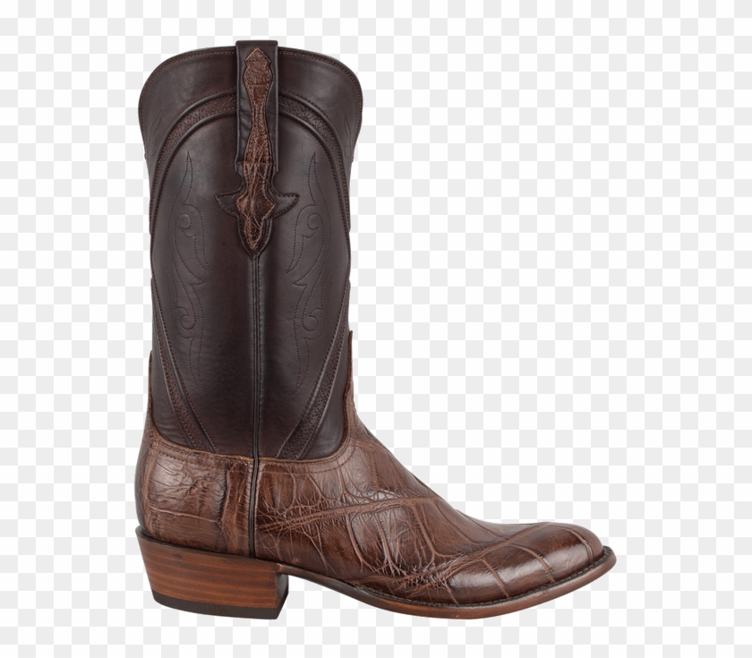 Lucchese Men's Chocolate Wild Gator Boots - Cowboy Boot Clipart #1085489