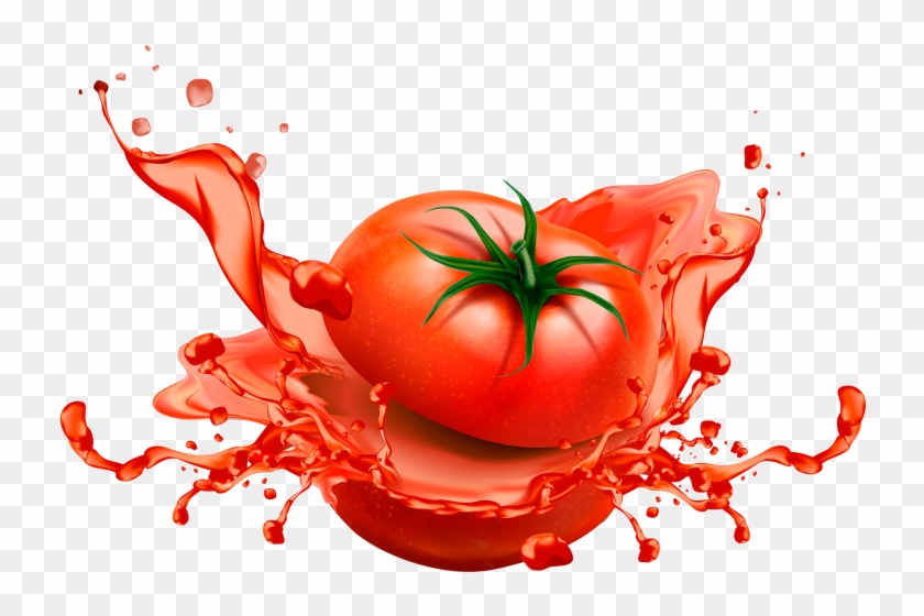 Tomato Juice - Tomato Juice Design Clipart #1085628
