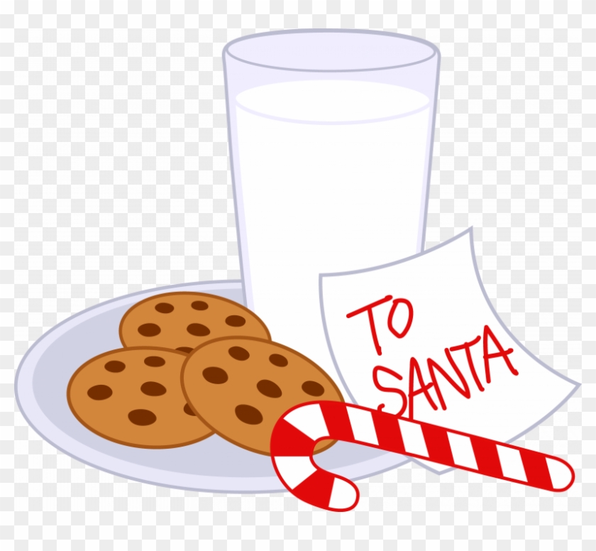 Cookie Clipart Glass Milk - Cookies And Milk Clipart - Png Download #1085682