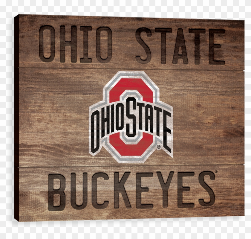 Ohio State Buckeyes Wood Burn - Ohio Clipart #1085697