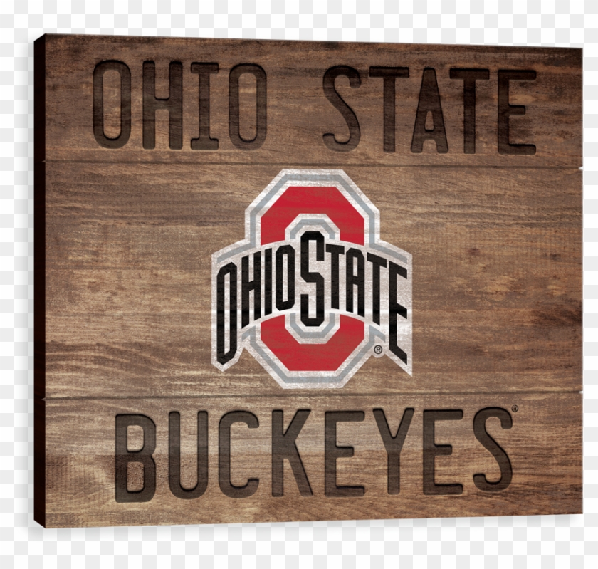 Ohio State Buckeyes Wood Burn - Ohio Clipart