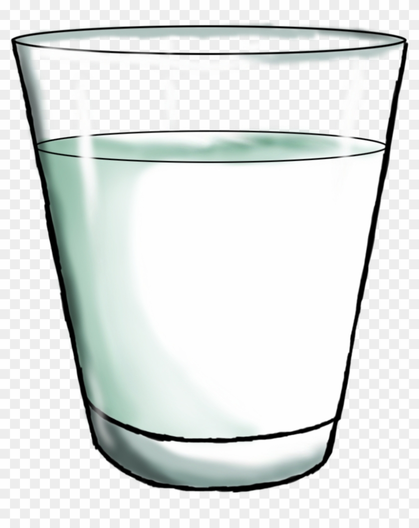 Milk Clipart Drinking Glass - Old Fashioned Glass - Png Download