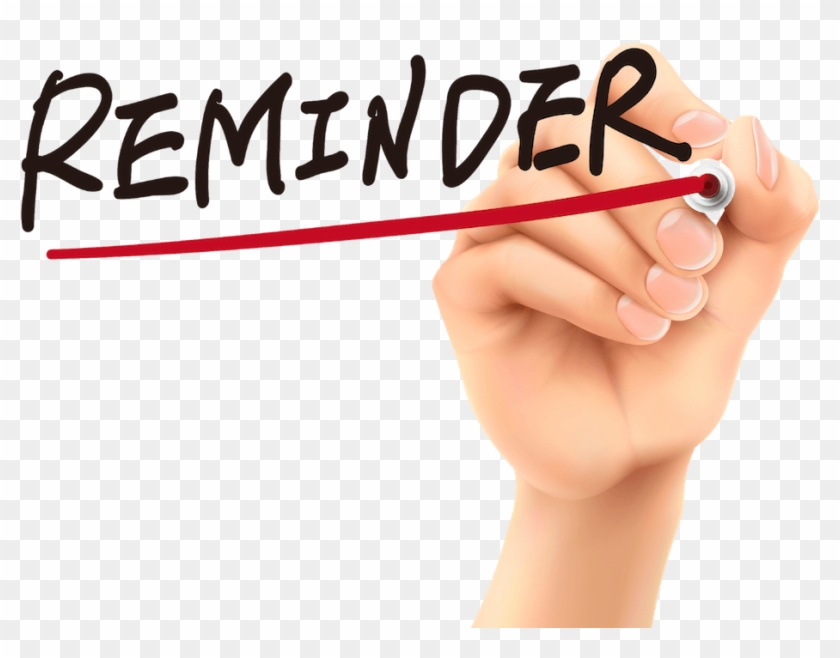 Reminder Png - Reminder Sign Clipart