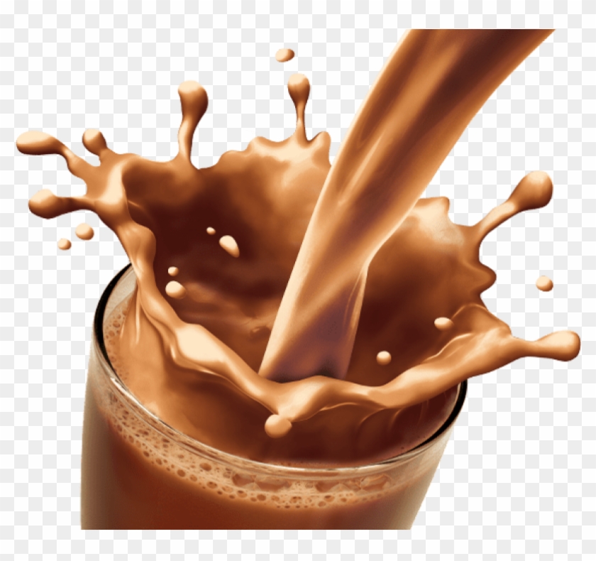 Free Png Download Milk Glass Splash Png Png Images - Chocolate Drink Png Clipart #1085988