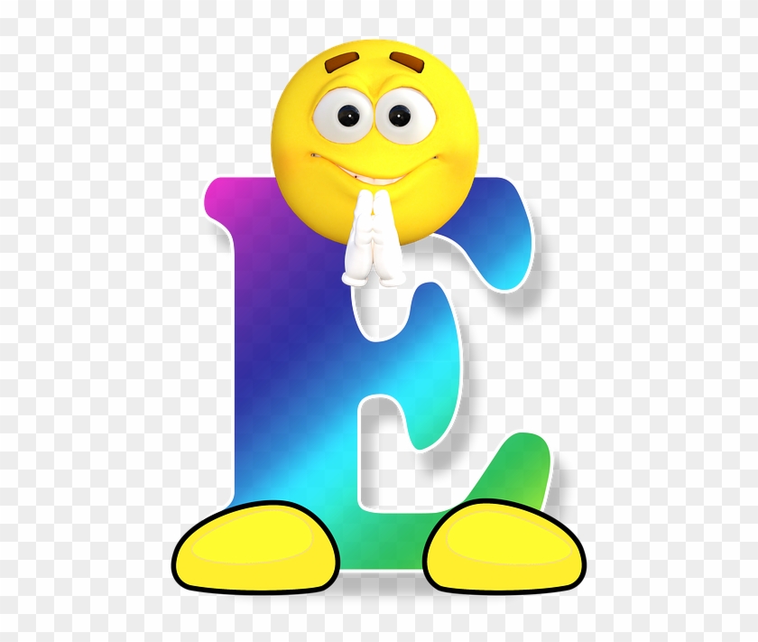 Smileys Clipart Reminder - Smiley Alphabet Letters - Png Download #1086257