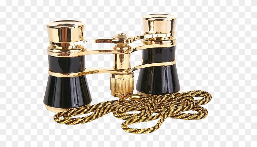 Carmen Opera Glasses With Chain - Chain Clipart #1086295