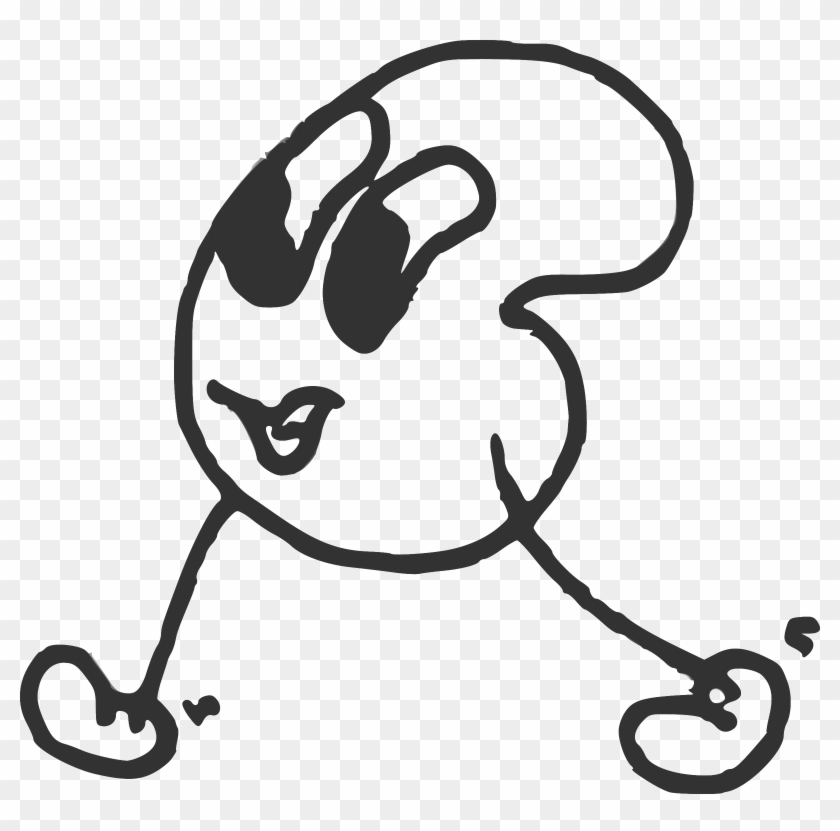 Medium Image - Walking Peanut Clipart #1086591