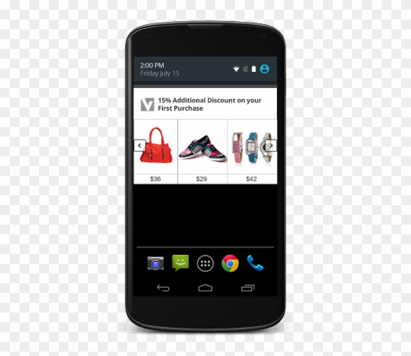 New User - Android Rich Push Message Clipart