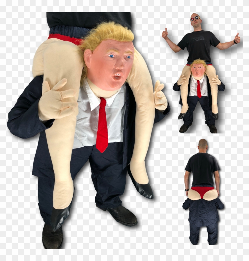 Funny Carry Me Costumes Clipart #1087326